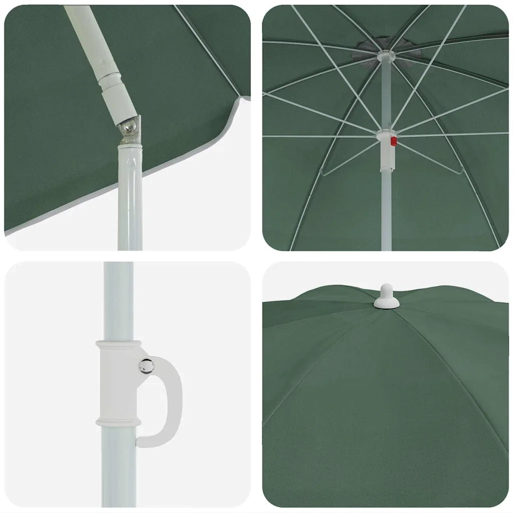 Ombrello da giardino-Ombrellone da spiaggia Poliestere 170T Verde