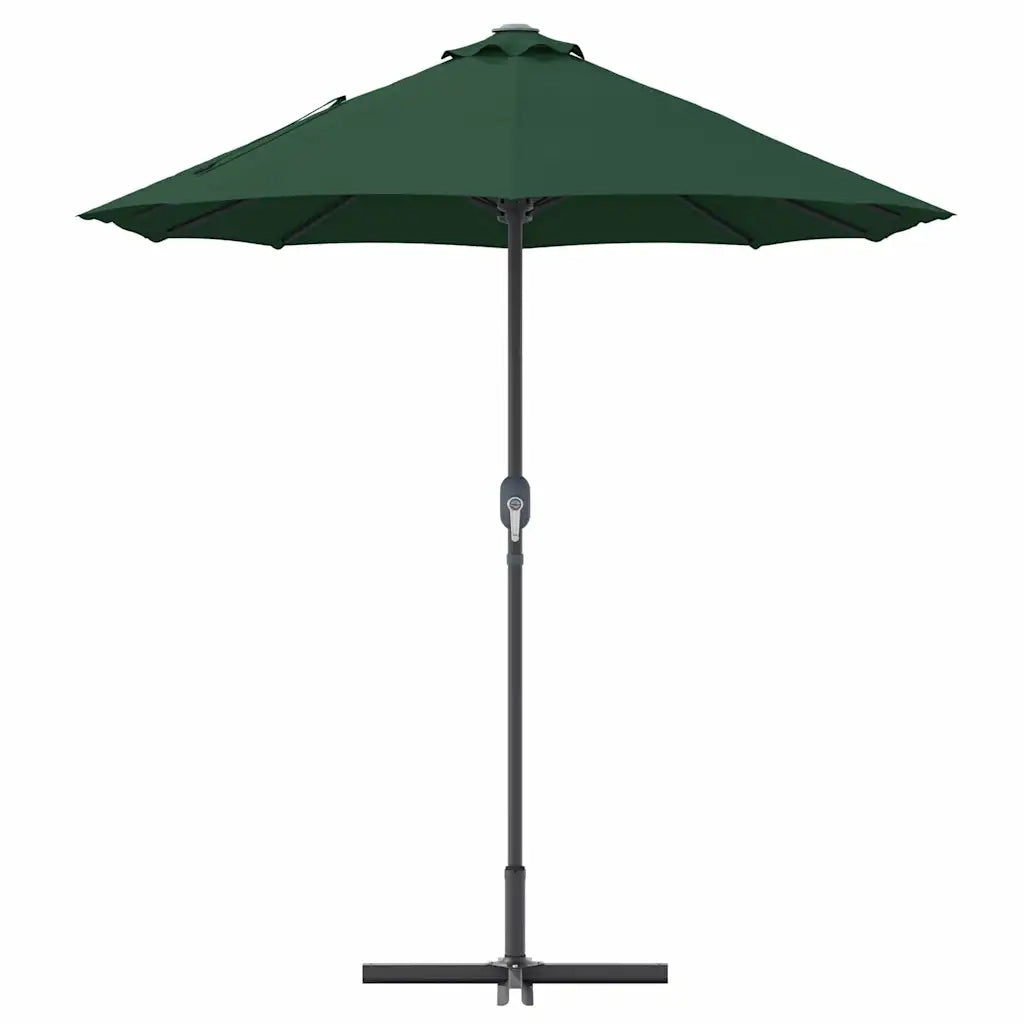 Ombrello da giardino-Ombrellone da spiaggia Verde 370 x 197 x 239 cm