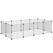 Recinto per Piccoli Animali ¨C zephmum ¨C Nero 106x73x36 cm