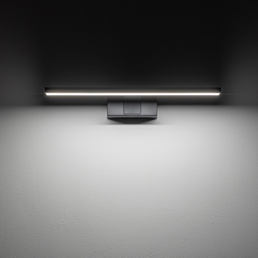 Applique specchio CEZANNE LED 8W nera IP44 Nowodvorski