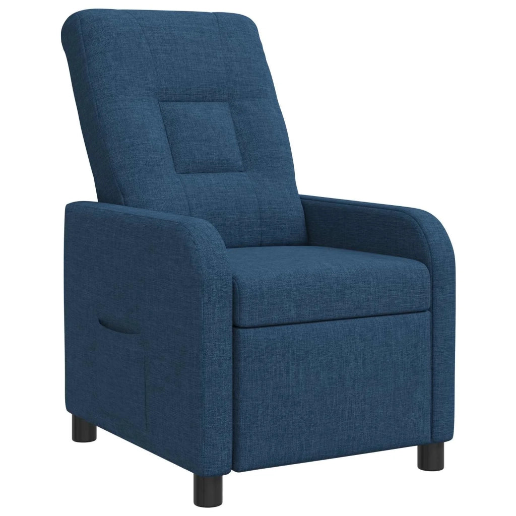 Poltrona reclinabile Blu Tessuto 42035029