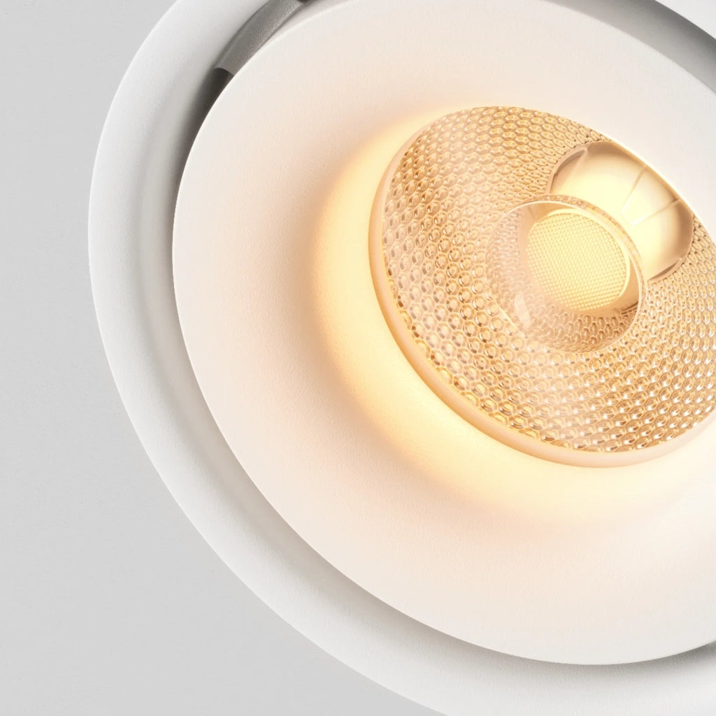 Maytoni Plafoniera moderna Yin 1 luce LED integrato bianco alluminio