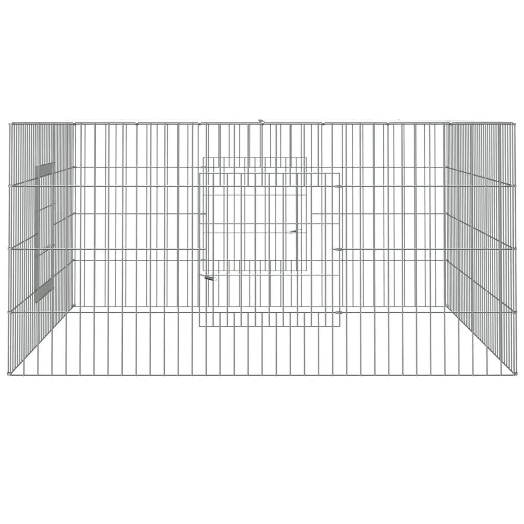 Conigliera 110x110x55 cm Ferro Zincato 171562