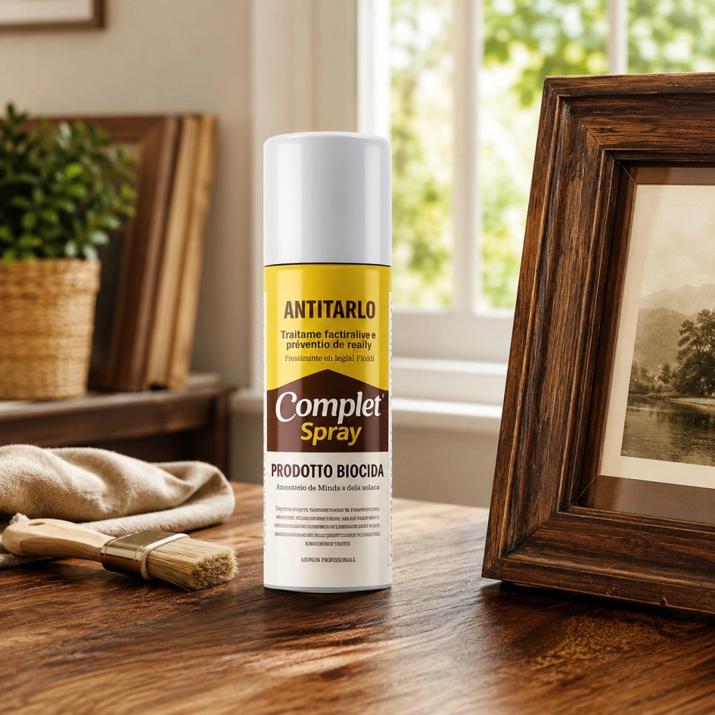 Complet antitarlo spray fungicida per legno inodore e incolore da 200 ml