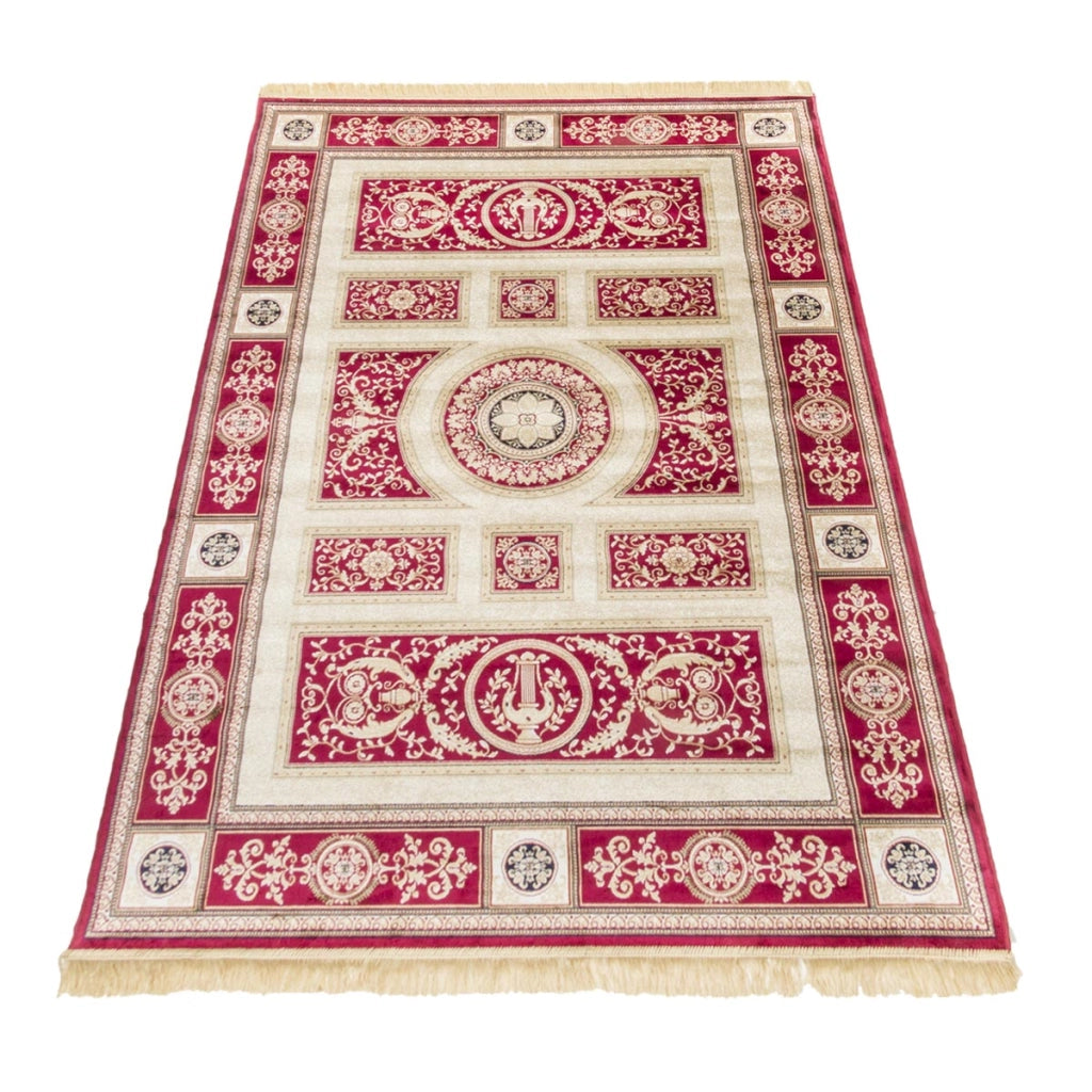 Tappeto RUBINE 350 Imperial ROSSO cm.200x290 disegno classico persiano stile orientale tradizionale. Tappeto salotto, soggiorno, camera da letto, ingresso, corridoio.