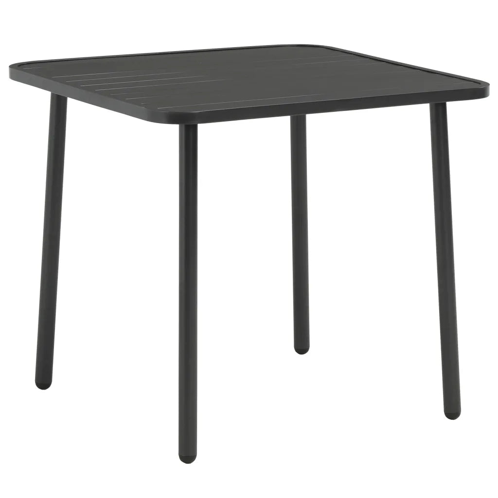 Set da Bistrot 3 pz in Acciaio Grigio Scuro 44261