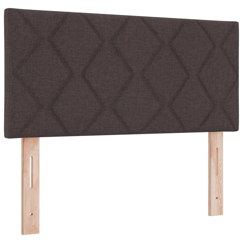 Letto box spring con materasso Marrone Scuro 120 x 200 cm 3450940