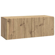Mobile Porta TV da Muro-Credenza per TV sospesa Rovere Artigianale 78,5 x 31 x 30 cm 354767
