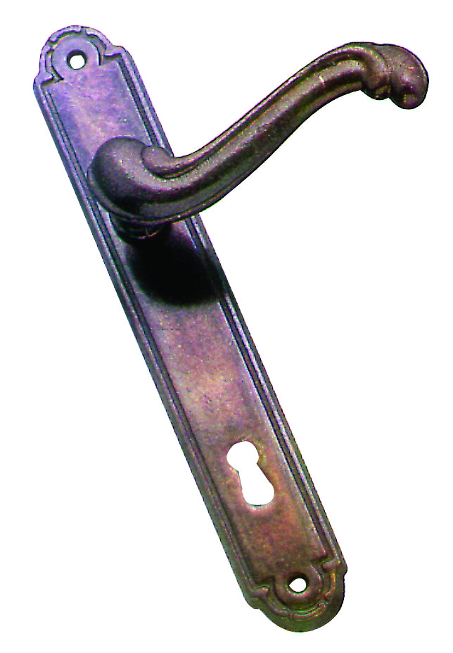 MANIGLIA BAROCCO CON PLACCA  foro Patent - dist. 90 4.00 pz