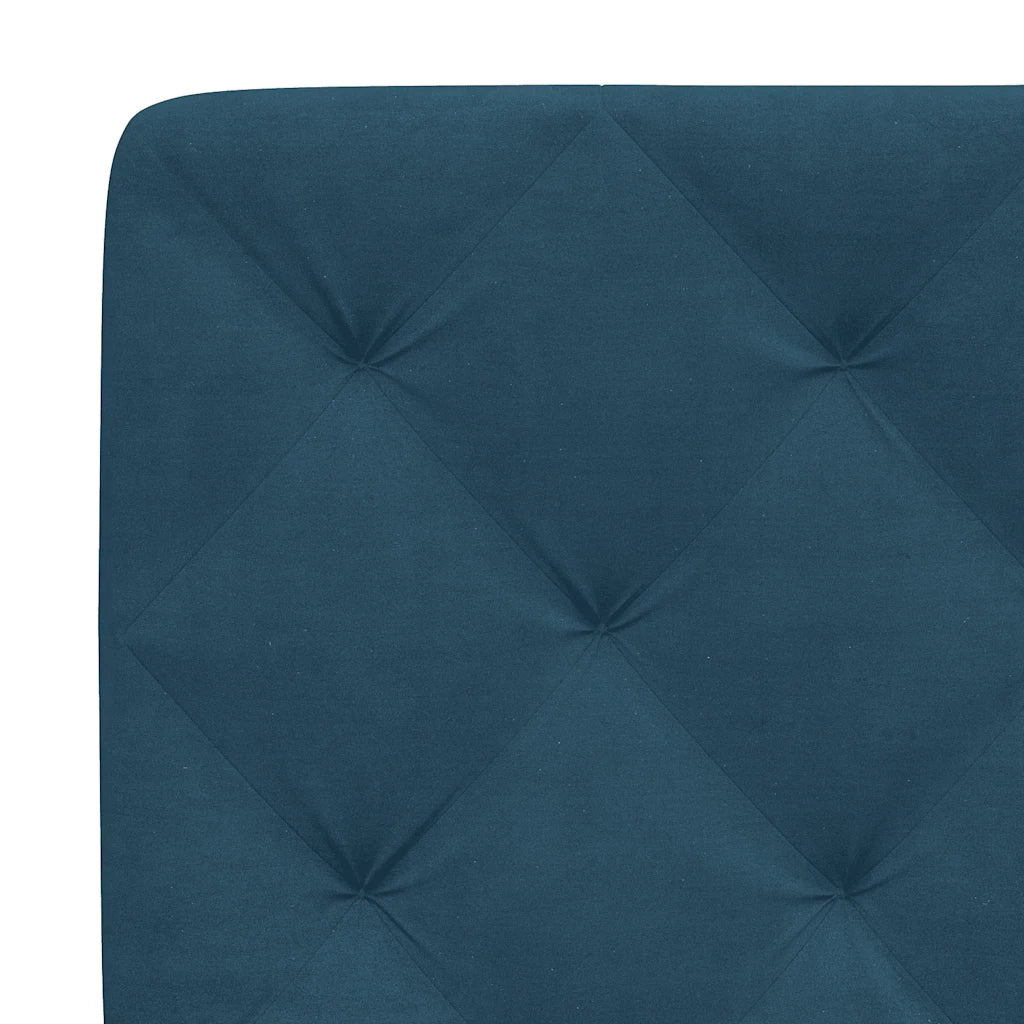 Letto con Materasso Blu 80x200 cm in Velluto 3208626