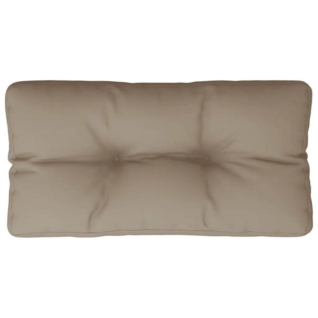 Cuscino per Pallet Tortora 80x40x12 cm in Tessuto 360609