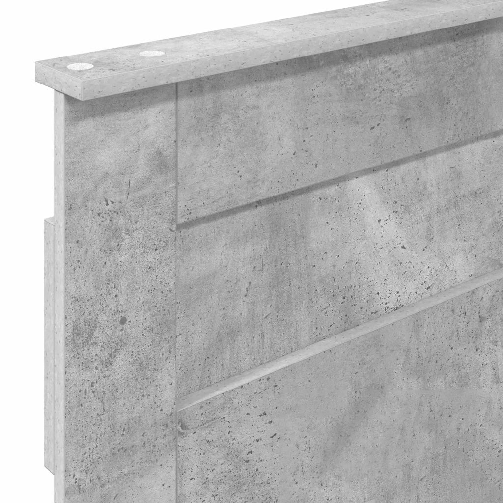 Testiera | Testata Grigio cemento Legno multistrato