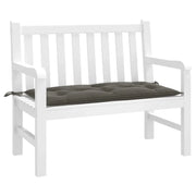 Cuscino Panca Giardino-Cuscini per panchina da esterno Grigio Scuro M¨¦lange 100x50x7 cm Tessuto 880233