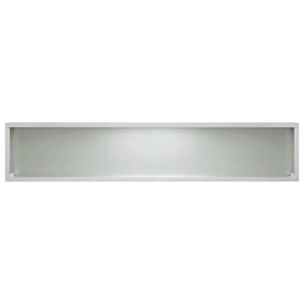 Vaso da giardino Argento 100 x 20 x 20 cm Acciaio zincato 8005186