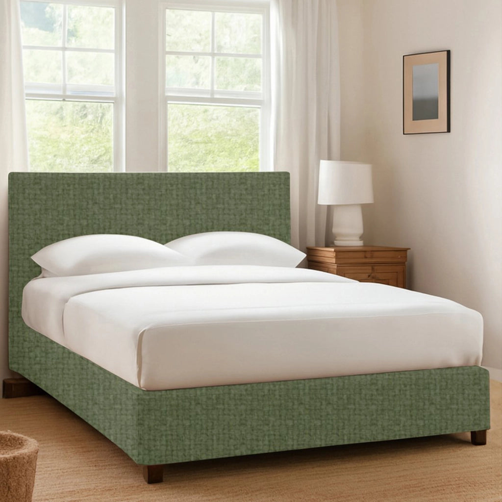 Ilford, Letto Singolo Sfoderabile Made in Italy, Verde
