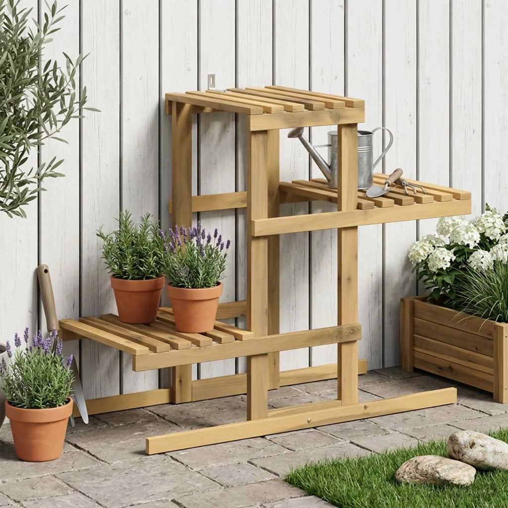 Supporto per piante Bianco 82 x 36 x 60 cm 903095