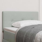 Testiera Grigio chiaro 100 cm Velluto 42007144
