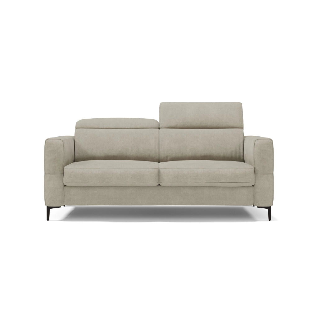 Gardenia Divano letto materasso alto 18 cm con poggiatesta reclinabili e rivestimento impermeabile T02 178 cm (mat. 120x197) panna