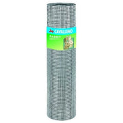 BLINKY 66505 Rete Rabbit Zincata Elettrosaldata 12.7x25.4 cm Filo 1.30 mm H 50 cm Rotolo 25 m colore Argentato