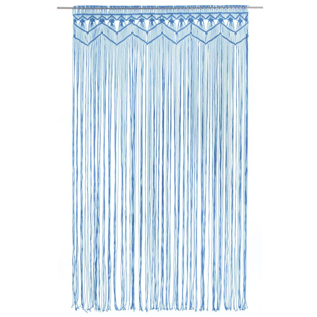 Tenda Macram¨¨ Blu 140x240 cm in Cotone