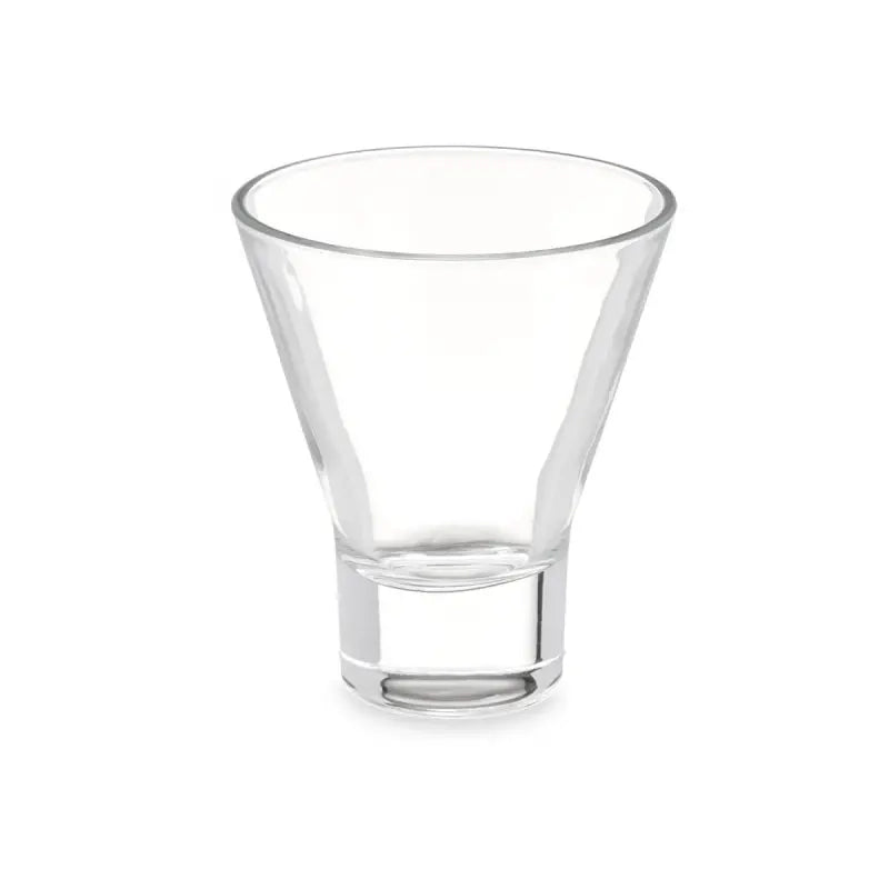 Bicchiere conico con base 230 ml trasparente