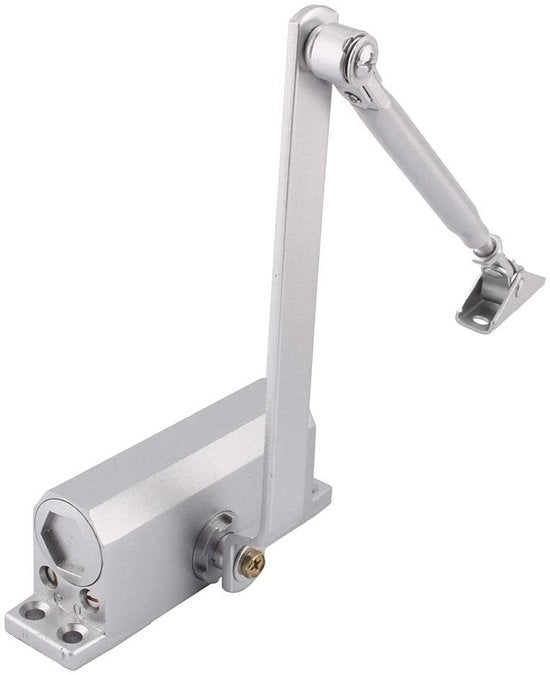Regolatore di Porta Automatico Adattabile - Regolatore Idraulico di Porta - Pannello di Montaggio - Adatto per Porta con Larghezza 600-1200mm - Peso Porta 25-35kg - Installazione Facile - Cerniera di Porta