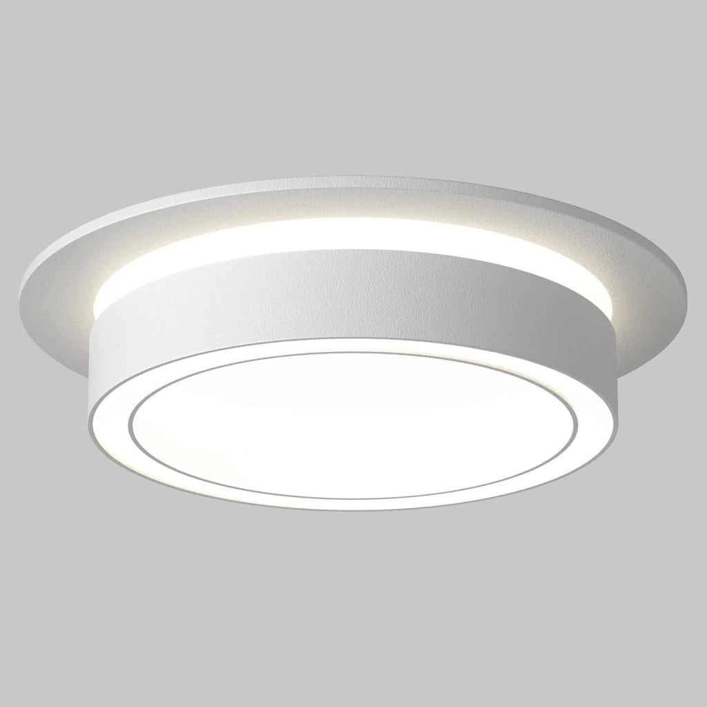 Maytoni lampada da incasso Orlo 1 luce GX53 bianco acrilico