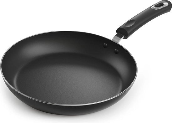 Piastra da Cottura da 28 cm con Superficie Antiscivolo - Base Induttiva e Manici Ergonomici per una Cottura Sicura e Facile