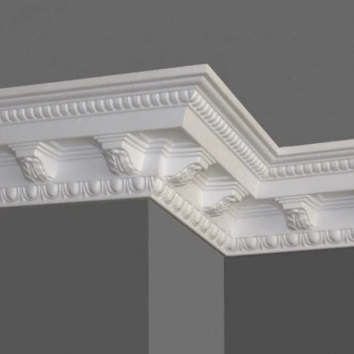 ml *** STOCK *** Pacco da 28ml di cornice decorativa in polistirene compatto XPS 95X100x2000 LD19G
