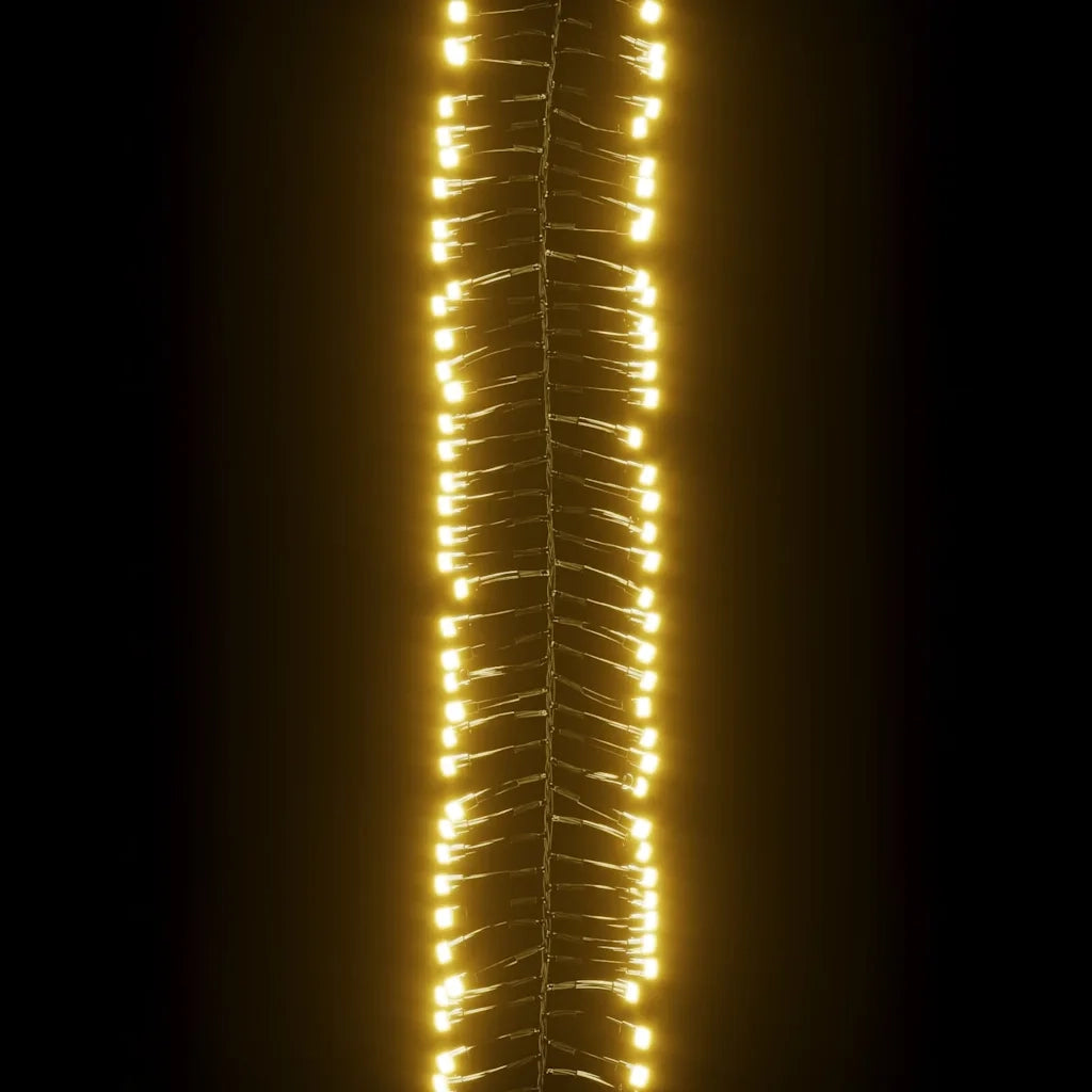 Gruppo Stringa LED con 3000 Luci LED Bianco Caldo 23 m PVC 343249