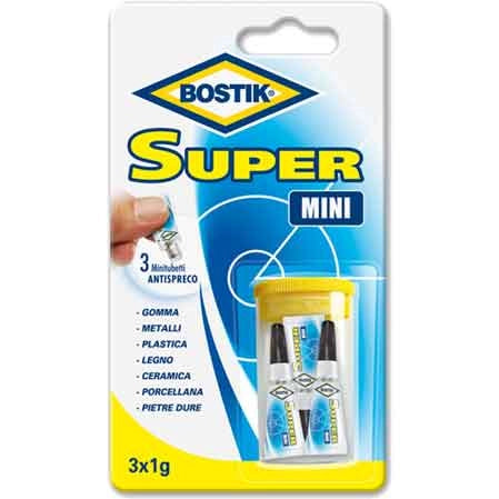 COLLA 'SUPER MINI' 3x1 gr - BOSTIK
