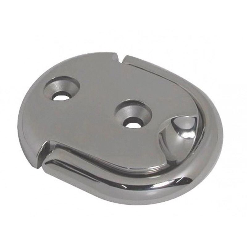 PIASTRA INOX 316 C/ANELLO OVAL BASE 316 DOUBLE RING