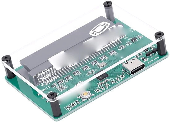 Lettore di Cartucce per PC - Alta Velocità - Backup ROM - Salvataggio su PC - Supporto per GBA/GBC - Aggiornamento Firmware - Velocità di Trasferimento Aumentata - Lettore di Cartucce per Giochi