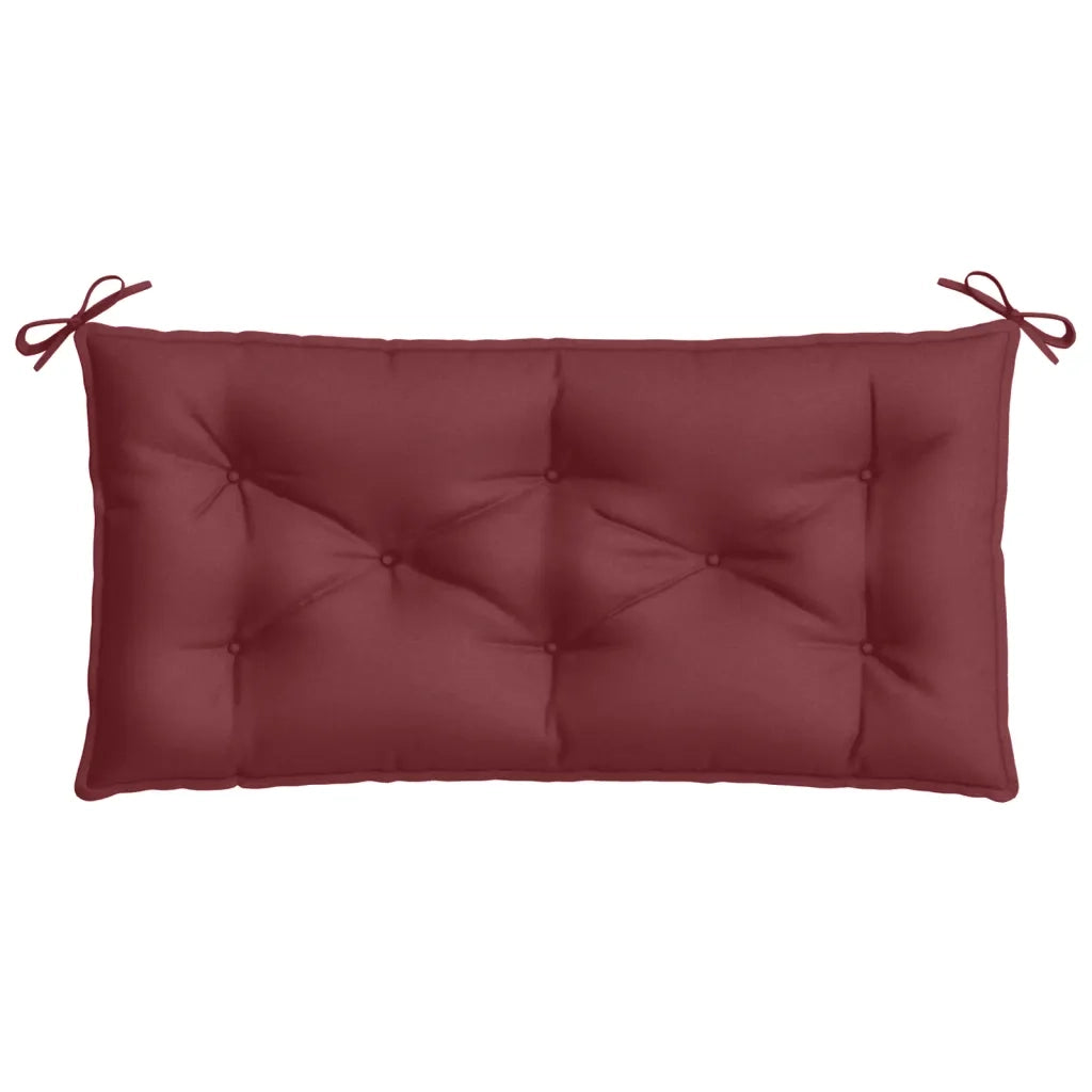 Cuscino Panca Giardino Rosso Vino Mélange 100x50x7 cm Tessuto 4002540