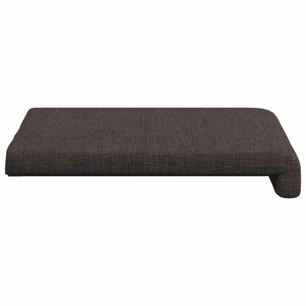 Cuscino per panchina 4 pcs Tessuto Marrone Scuro 42043089