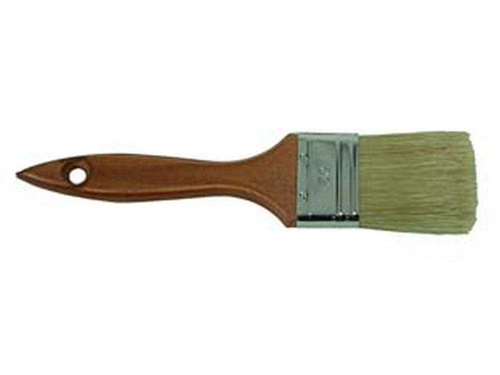 12pz pennellesse setola bionda manico legno - mm.60x14x59 cod:ferx.fer158367