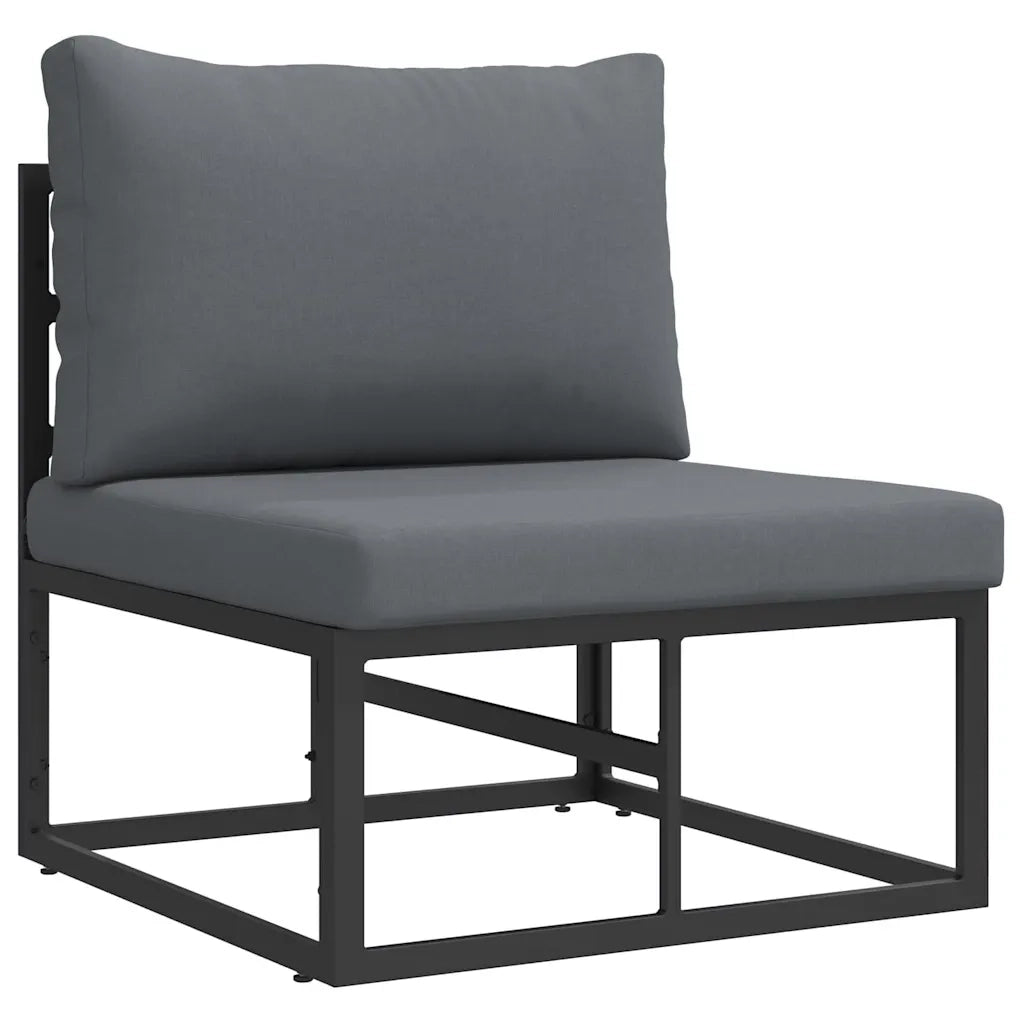 Mobili da Esterno Nero e antracite 70 x 71,5 x 71 cm Metallo 42008021