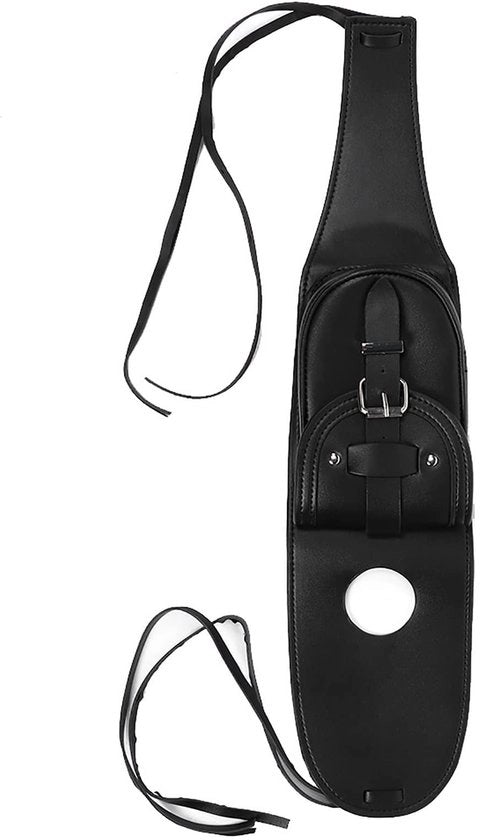 Borsa acqua resistente per motocicletta - Borsa per motocicletta - Borsa magnetica per motocicletta - Pelle PU - Cinture di fissaggio - Adatto per XL 883 1200 - Borsa per motocicletta