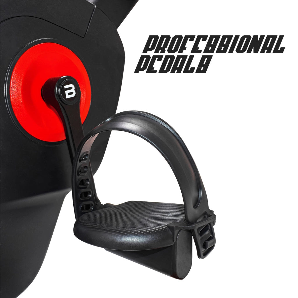 HYPER 6000 - Cyclette pieghevole X-Bike con volando da 6kg e resistenza magnetica regolabile su 8 livelli. Cyclette da camera con display LCD, cardiofrequenzimentro supporto per cellulare