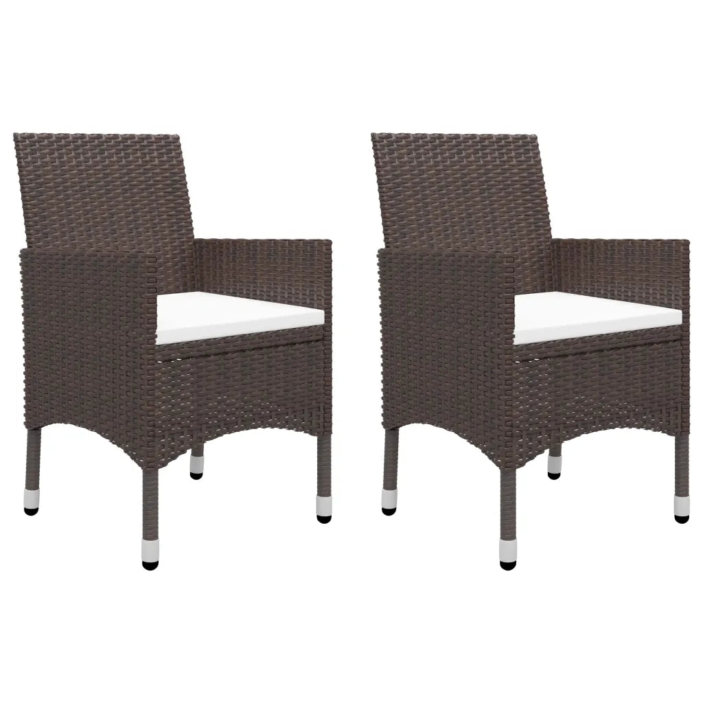 Set Mobili da Pranzo per Giardino 5 pz Marrone 3067686