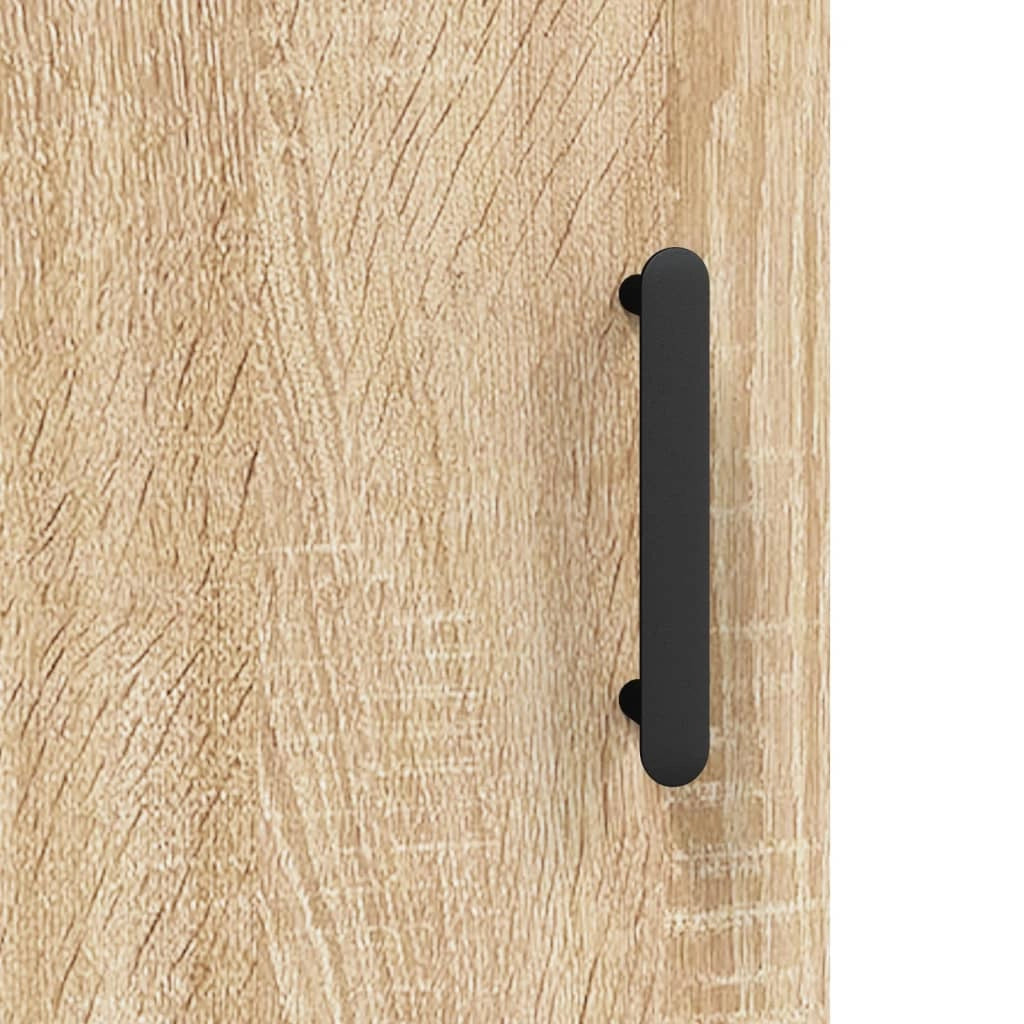 Buffet credenza cassettiera armadio mobile contenitore organizer cucina soggiorno rovere Sonoma 69,5 x 34 x 90 cm legno ingegnerizzato marrone 02_0031674