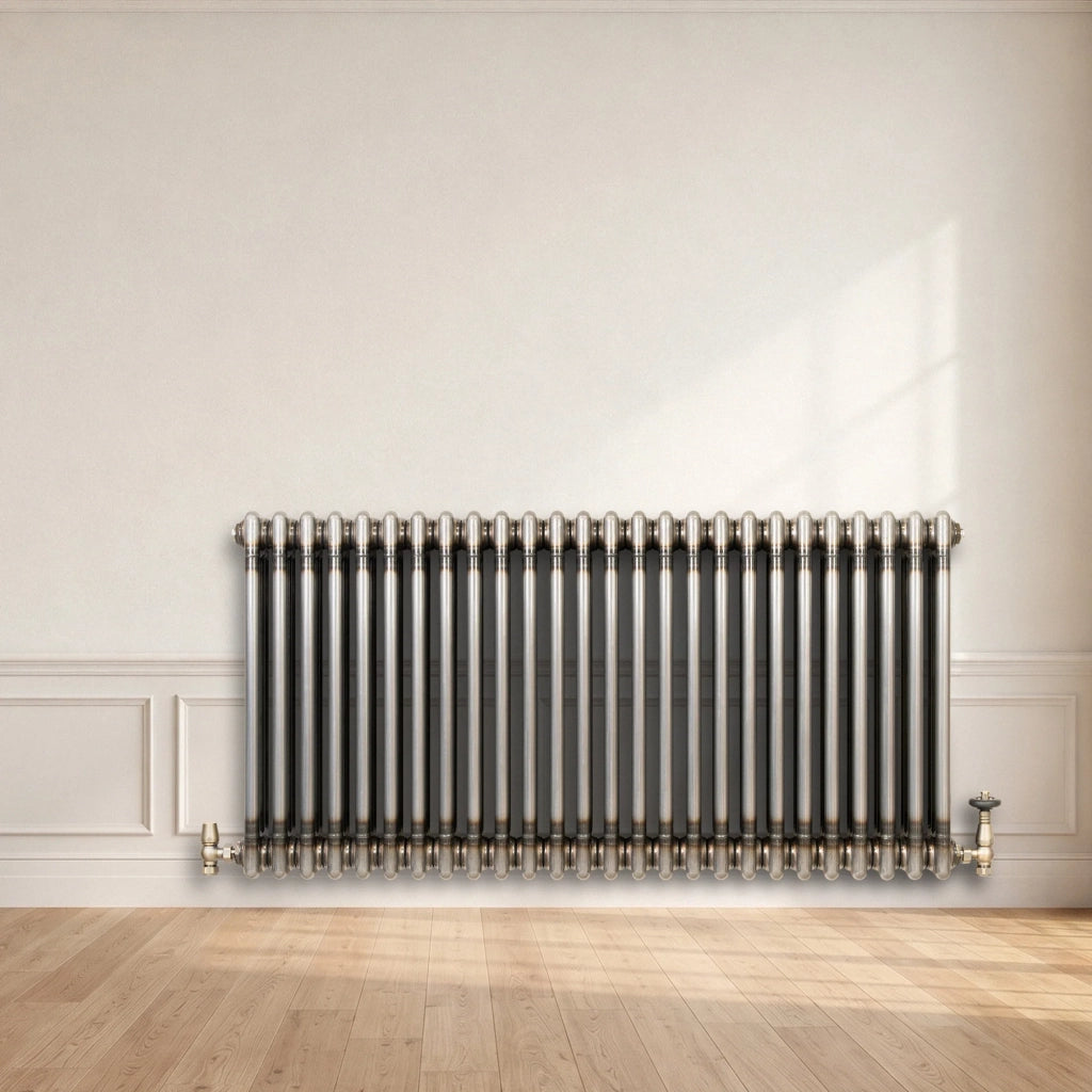 Radiatore 3 Colonne Orizzontale Metallo Grezzo 600 x 1190 mm TRV