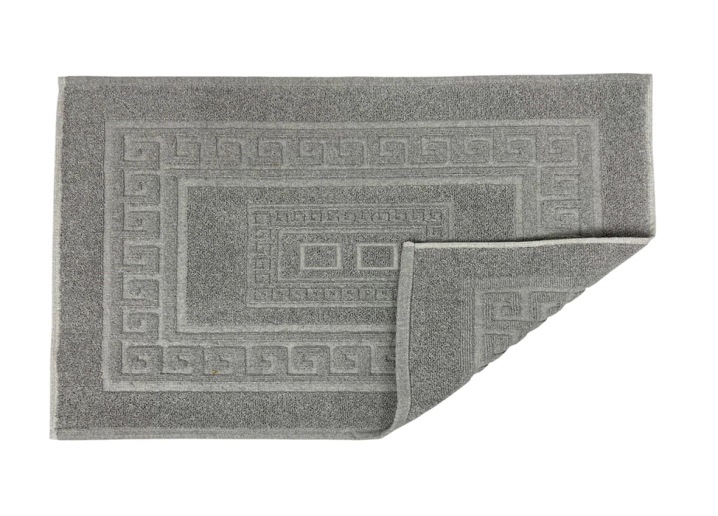Tappeto Da Bagno Disegno Torino Colore Grigio - 45x60 - Grigio
