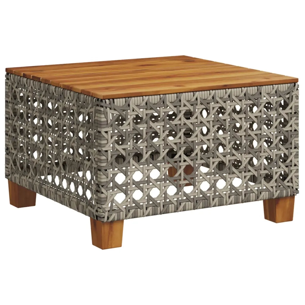 Set Divano da Giardino 9 pz con Cuscini Grigio in Polyrattan 3261771