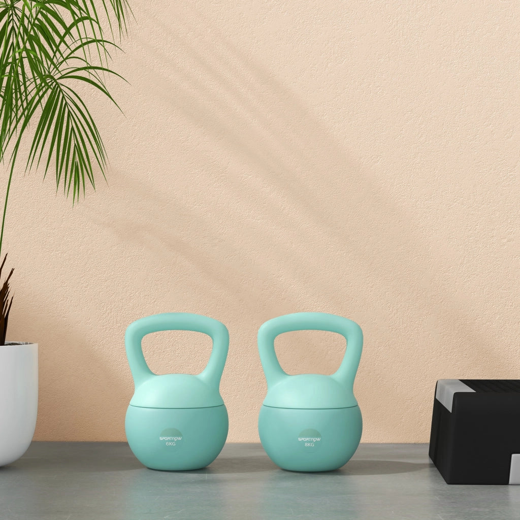 Kettlebell 6 kg Pesa Rusa ¨C Minimal ¨C Verde 19x19x28 cm