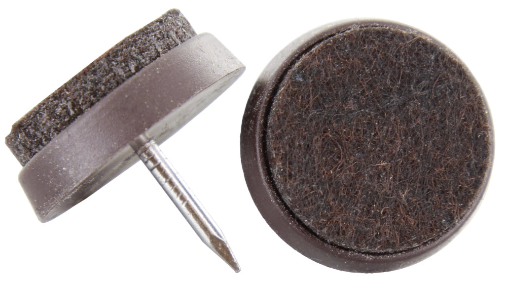 SOTTOSEDIA FELTRO CON CHIODO D 30 MM MARRONE- 100,0 pz