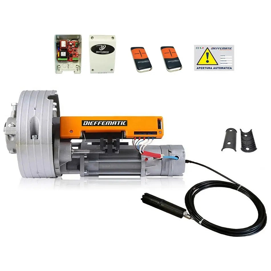 Kit motore per serrande avvolgibili DIEFFEMATIC 180Kg 200/60 + centralina + 2TX