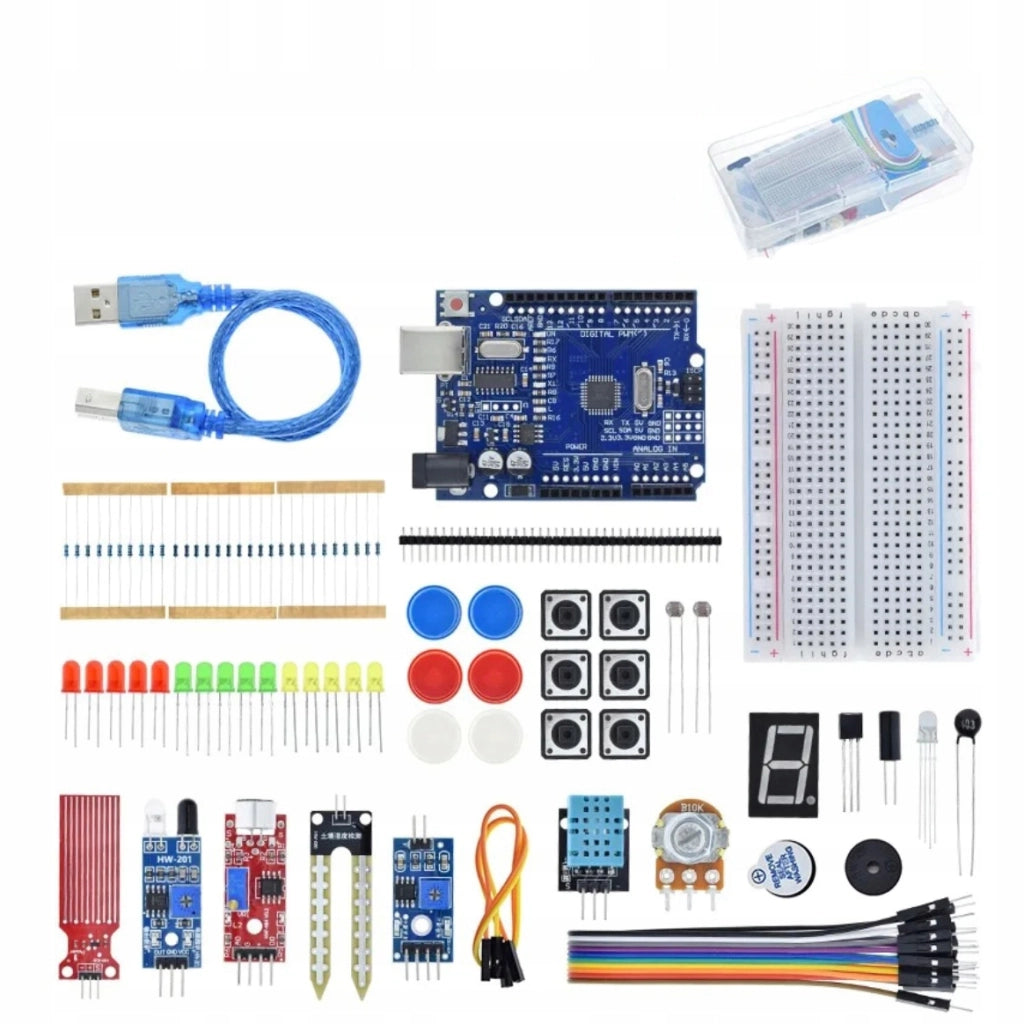 Set di Componenti Elettronici ACS S Compatibile con Arduino UNO SET3 – Educativo e Versatile | Progetti Interattivi e