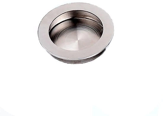 Maniglia per porte scorrevoli in acciaio inossidabile - Maniglia occultata con maniglia di apertura - Adatta per porte scorrevoli e porte a cassetti - Compresa di 4 viti - Adatta per interni ed esterni - Maniglia per porte