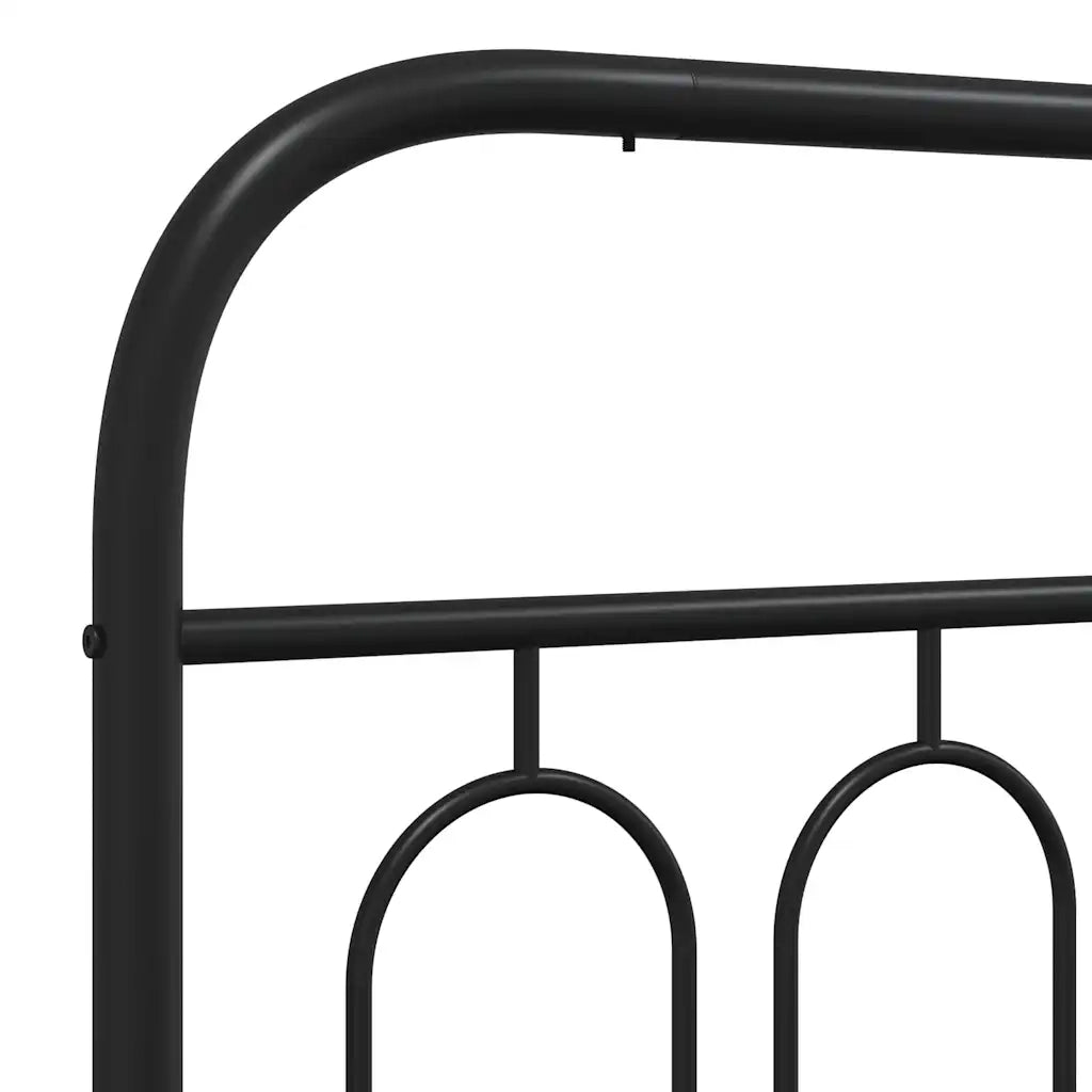 Testiera | Testata di Ricambio in Metallo Nero 75 cm